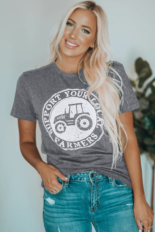 SUPPORT YOUR LOCAL FARMERS Graphic Tee