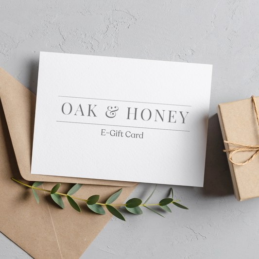 Oak & Honey E-Gift Card $25